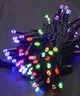 Светодиодная уличная гирлянда 100 LED, 10м, 220В, черный каучук, динамический режим, IP68, Мультиколор - изображение 10