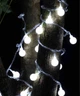 Світлодіодна гірлянда "Кульки" 20 LED, 5м + перехідник, 220V, IP44, Холодний білий - зображення 4