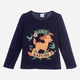 Детский лонгслив для девочки Disney Bambi XH1345 104 см Нави (3609087313194) - изображение 1