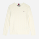 Sweter chłopięcy Tommy Hilfiger KB0KB08512-YBH 128 cm Biały (8720644786901) - obraz 2