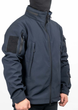 Демісезонна тактична куртка WinTac Soft Shell Stalker Dark Navy Blue XXS темно-синя - зображення 3