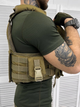 Тактична плитоноска Cordura 1000D із системою MOLLE з підсумками Coyote - зображення 3