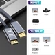Кабель шнур HDMI - HDMI 4К 60Hz HDR 3D High Speed Aluminum Neylon cord, 1м (48861) - зображення 5