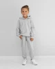 Дитячий спортивний костюм (худі + штани jogger) Сірий 110 см - зображення 1