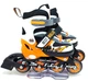 Детские раздвижные ролики Best Roller 61720-S, PU колеса, размер 28-32, Оранжевые - изображение 1
