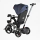 Велосипед з ручкою BestTrike "Marco" 9155/303-19 поворотне сидіння, колеса з прогумованим PU, Джинсово-сірий - зображення 2