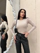 Боді жіночий – базовий у рубчик Hype brand 045 Бежевий 44-46 - зображення 4
