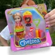 Кукла Барби Челси в костюме Бургера ​Barbie Club Chelsea Dress-Up Doll in Burger Costume GRP69 - изображение 6