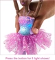 Лялька Барбі Dreamtopia балерина Barbie Twinkle Lights Posable чорне волосся та тіара HLC26 - зображення 3