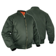 Куртка Бомбер льотна US BASIC MA1® FLIGHT JACKET Оливкова S - зображення 1