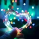 Светодиодная гирлянда "Роса" на батарейках, 10м, 100 LED, статический режим, IP44, Мультиколор - изображение 4