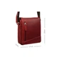 Шкіряна сумка через плече Visconti S7 Messenger Bag A5 (Red) - зображення 3