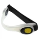 Браслет светоотражающий на руку Zelart AP01 длина 19см White-Black-Yellow - изображение 2