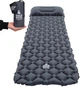 Надувной туристический коврик каремат с подушкой Eagle Rock 40DNylon TPU 188х58х6 см Серый (NAD00312) - изображение 2
