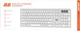 Клавиатура 2E KS270 WL/BT EN/UKR Silver/White (2E-KS270WBWH_UA) - изображение 2