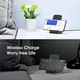 Беспроводное зарядное устройство Держатель - подставка Qi Fast Charger 15W для iPhone та Android Black - изображение 9