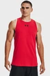 Чоловіча червона майка UA BASELINE COTTON TANK Under Armour M 1361901-601 - изображение 1