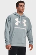Чоловіче блакитне худі UA Rival Fleece Big Logo HD Under Armour 3XL 1357093-465 - изображение 1