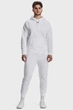 Чоловічий білий худий UA Rival Fleece Hoodie Under Armour L 1379757-100 - зображення 2
