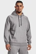 Чоловіче сіре худі UA Rival Fleece Hoodie Under Armour XXL 1379757-025 - зображення 1