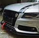 Пластикова губа на бампер Audi A3 молдинг бампера спідниця універсальна чорний. - зображення 10