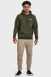 Чоловіче оливкове худі UA Essential Fleece Hoodie Under Armour XXL 1373880-391 - зображення 2
