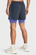Чоловічі сірі шорти UA LAUNCH 5'' 2-IN-1 SHORT Under Armour XXL 1382640-044 - изображение 2