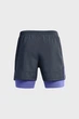 Чоловічі сірі шорти UA LAUNCH 5'' 2-IN-1 SHORT Under Armour XXL 1382640-044 - изображение 6