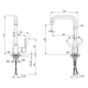 Змішувач для кухні Lidz Nicole 014F1 (k35) LDNIC014F1CRM22010 Chrome - зображення 2