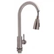 Смеситель для кухни Lidz Aria 015FL с выдвижным изливом (k35) LDARI015FLNKS34945 Nickel - изображение 3