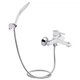Смеситель для ванны Qtap Grand (c душевым гарнитуром) QTGRAWCR006 Chrome/White - изображение 1