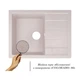 Кухонная мойка Lidz 650x500/200 COL-06 (LIDZCOL06650500200) - изображение 3