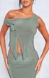 Топ PrettyLittleThing CNG6552 38 хакі - зображення 2