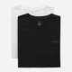 Набор футболок нательных мужских хлопковых GANT C-Neck T-Shirt 2-Pack 900002008-111 S 2 шт Белый/Черный (7325707122408) - изображение 1