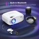 Мультимедийный проектор Howwoo JQ901C Full HD 9500 Лм Wi-Fi Bluetooth с динамиками Б/В - изображение 4