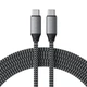 Кабель Satechi USB-C to USB-C Cable 100W 2 m Space Gray (ST-TCC2MM) - зображення 2