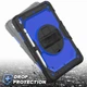 Чехол ARM Cover Apple iPad 8 (10.2" экран) противоударный с подставкой 360° Black/Blue - изображение 2