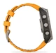 Смарт-часы GARMIN Fenix 8 47mm AMOLED Sapphire Titanium w. Spark Orange/Graphite Silicone Band (010-02904-10/11) - изображение 5