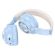 Наушники для детей Hoco Bluetooth 400mAh RGB BT5.3 AUX TF Cute fun Blue (W50_Blue) - изображение 3