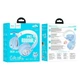 Наушники для детей Hoco Bluetooth 400mAh RGB BT5.3 AUX TF Cute fun Blue (W50_Blue) - изображение 6