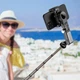 Стабілізатор для телефону з автоматичним відстеженням Gimbal CR Q18 з LED лампою та Bluetooth кнопкою Селфі палка Чорний - зображення 11