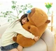 Игрушки Капибара с Соплею Плюшевая Обнимашка Мягкая My Kigu Антистресс Коричневый Большая 80 см (9065) - изображение 2