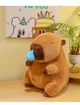 Іграшки Капібара з Соплею Плюшева Обіймашка М'яка My Kigu Антистрес Коричнева 30 см (9065) - зображення 4