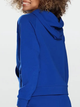 Bluza damska z kapturem kangurka DKaren Hoodie Seattle L Granatowa (5903251012554) - obraz 2