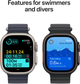 Smartwatch Apple Watch Ultra 2 (2024) GPS + Cellular 49mm Natural Titanium Case with Blue Trail Loop - S/M (MX4J3) - obraz 5