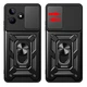 Чохол Fiji Camera Defence для Realme Note 50 (RMX3834) бампер із захистом камери та підставкою Black - зображення 2