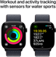 Smartwatch Apple Watch Series 10 GPS 46mm Jet Black Aluminium Case with Ink Sport Loop (MWWR3) - obraz 4