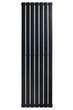 Дизайнерский радиатор отопления ARTTIDESIGN Livorno 7/1600/476/50 вертикальный черный матовый - изображение 1