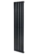Дизайнерский радиатор отопления ARTTIDESIGN Livorno 6/1600/408 вертикальный черный матовый - изображение 2