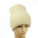 Женский ангоровый комплект шапка + снуд Ирма (One-Size) Бежевый - изображение 2